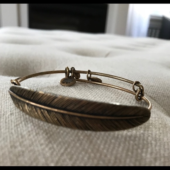 Alex and Ani feather bangle - Picture 3 of 3